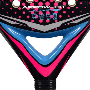 Adidas Arrow Hit Junior White Pink Padel Racket