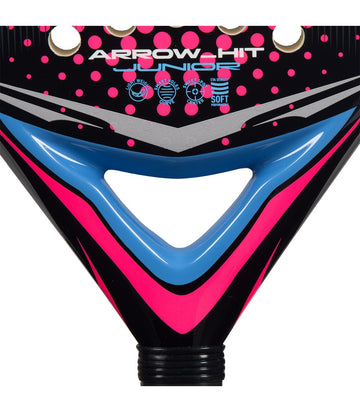 Adidas Arrow Hit Junior White Pink Padel Racket