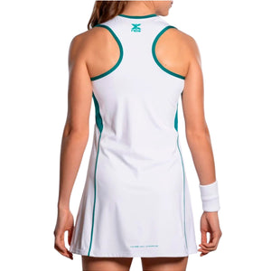 Nox Women's Pro White Green Dress