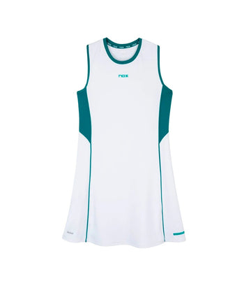 Nox Women's Pro White Green Dress