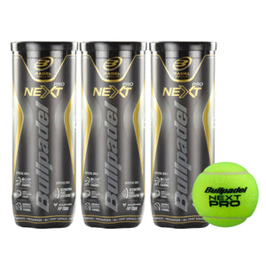 Pack of 3 cans of Bullpadel Fip Next Pro balls